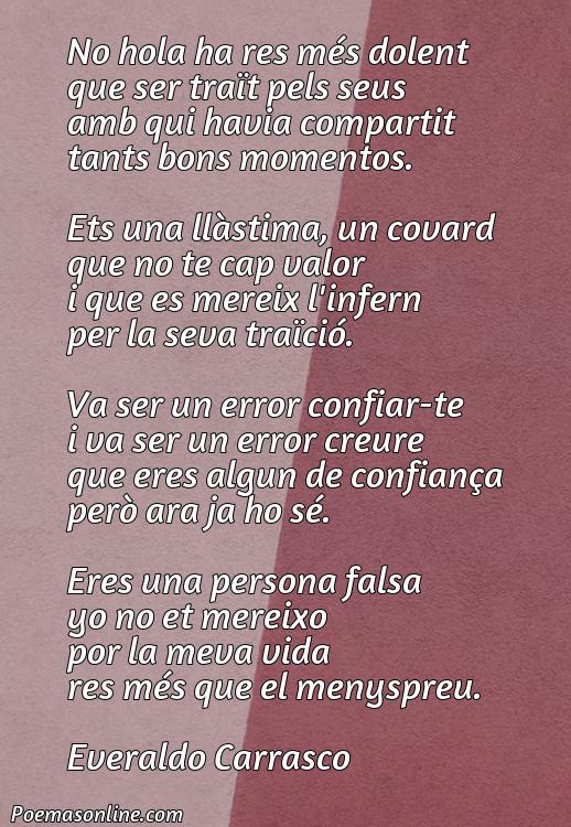 Hermoso Poema en Catalán sobre una Traición, 5 Poemas en Catalán sobre una Traición