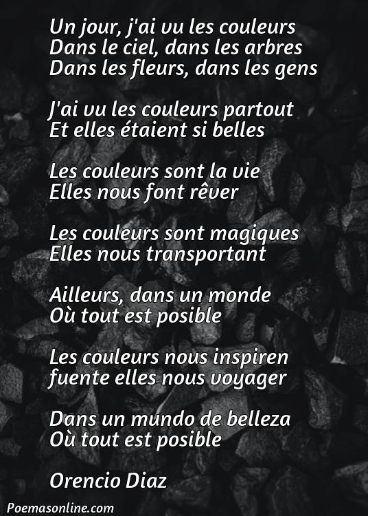Hermoso Poema en Francés Corto sobre los Colores, Poemas en Francés Corto sobre los Colores