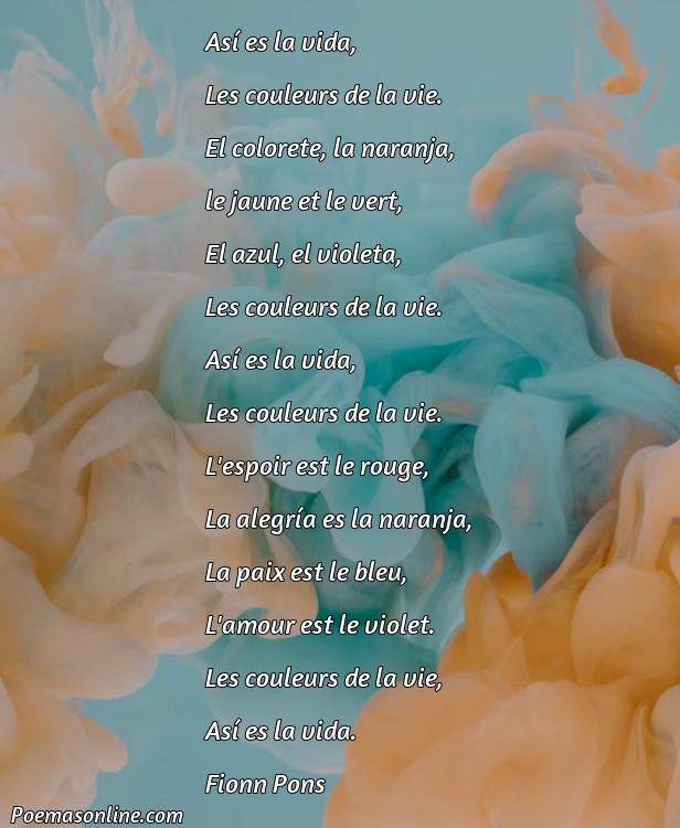 Excelente Poema en Francés Corto sobre los Colores, Poemas en Francés Corto sobre los Colores