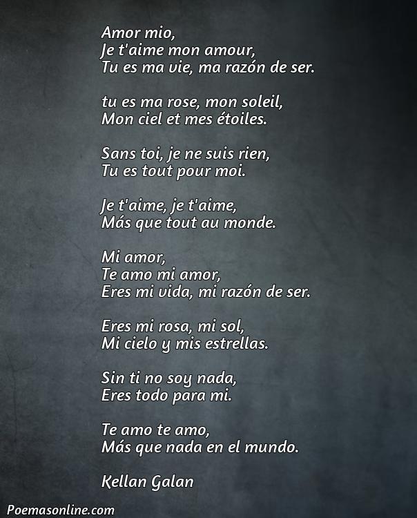 Lindo Poema en Francés de Amor con Traducción, Cinco Poemas en Francés de Amor con Traducción