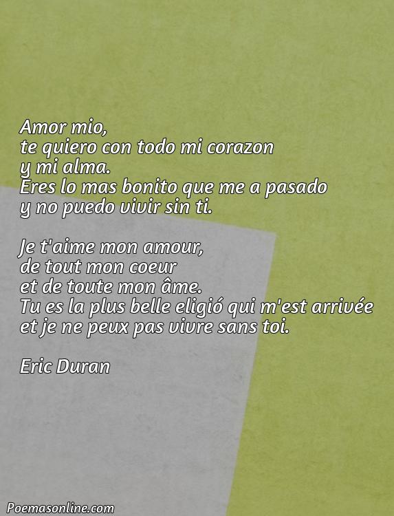 Lindo Poema en Francés de Amor con Traducción, Poemas en Francés de Amor con Traducción