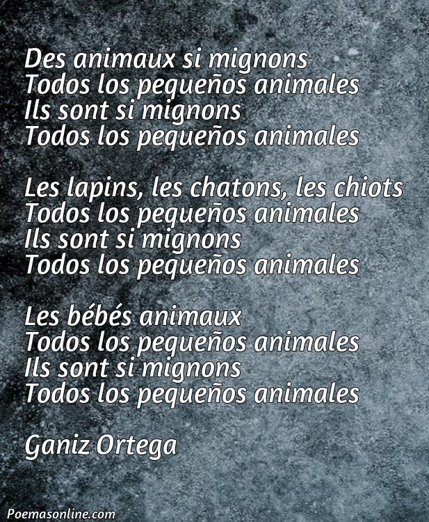 Lindo Poema en Francés sobre Animales, Cinco Poemas en Francés sobre Animales