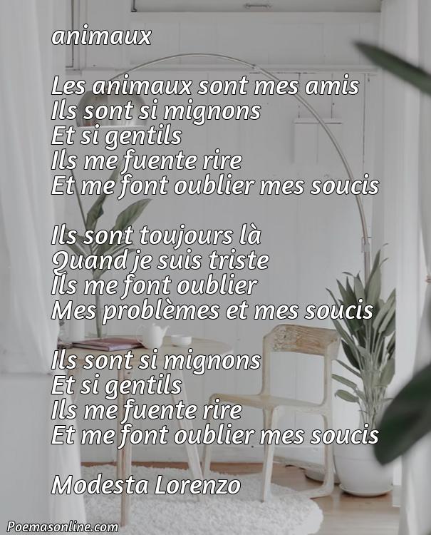 Excelente Poema en Francés sobre Animales, Poemas en Francés sobre Animales