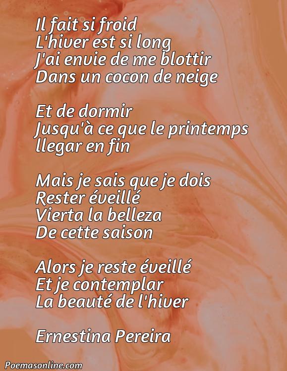 Hermoso Poema en Francés sobre Invierno, Poemas en Francés sobre Invierno
