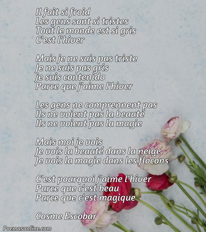 Lindo Poema en Francés sobre Invierno, Poemas en Francés sobre Invierno