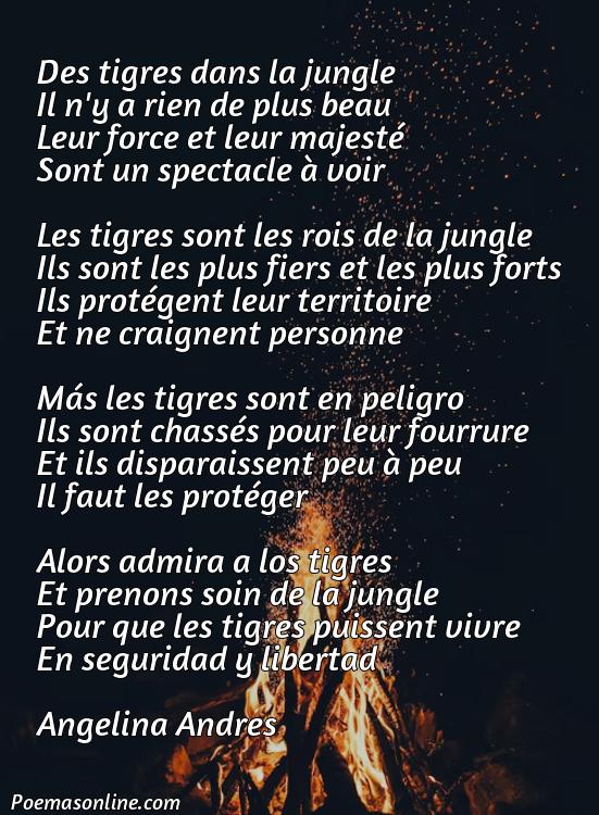 Hermoso Poema en Francés sobre Tigres, Cinco Poemas en Francés sobre Tigres