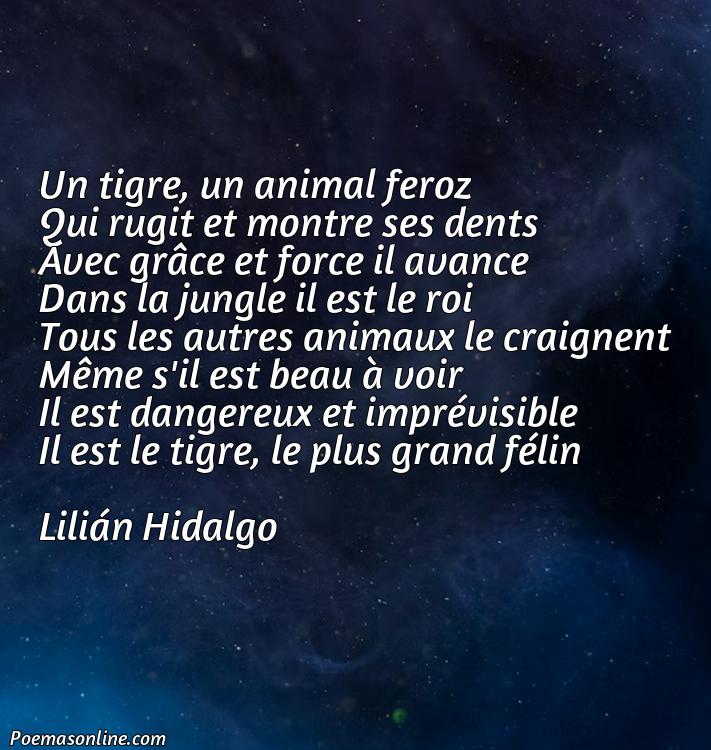 Hermoso Poema en Francés sobre Tigres, Poemas en Francés sobre Tigres