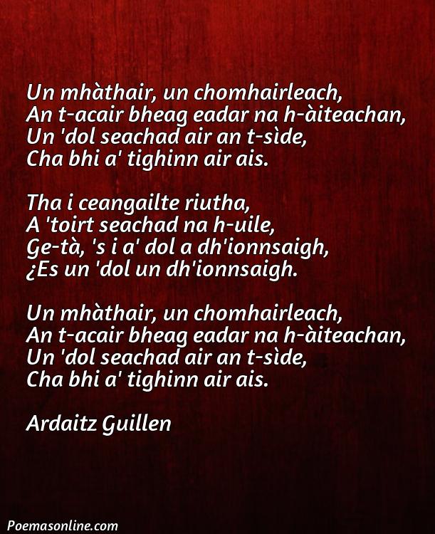 Corto Poema en Gaélico sobre Madres, Poemas en Gaélico sobre Madres