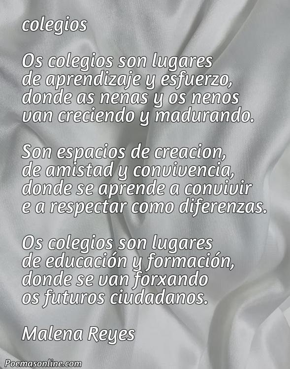 Hermoso Poema en Gallego sobre Colegios, Poemas en Gallego sobre Colegios
