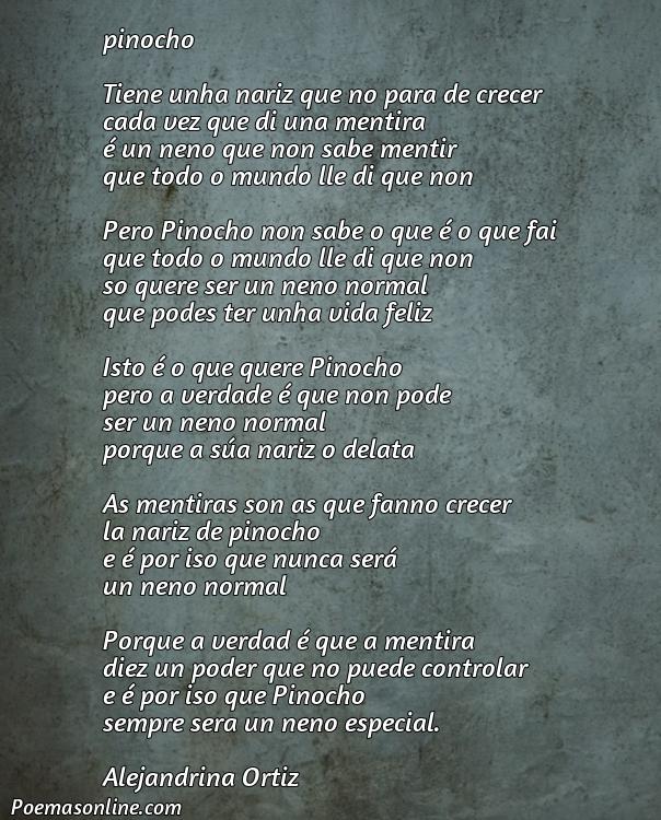 Reflexivo Poema en Gallego sobre Pinocho, Cinco Mejores Poemas en Gallego sobre Pinocho