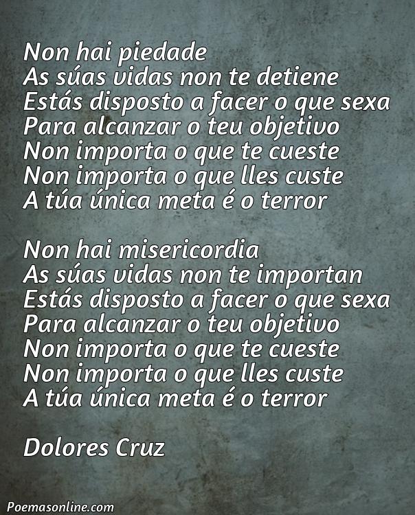 Hermoso Poema en Gallego sobre Terrorismo, Cinco Poemas en Gallego sobre Terrorismo