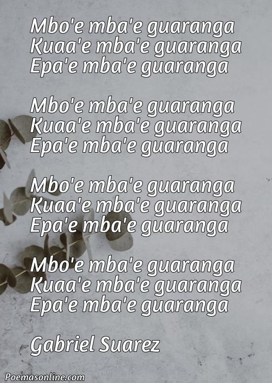 Corto Poema en Guaraní sobre la Primavera, Cinco Poemas en Guaraní sobre la Primavera