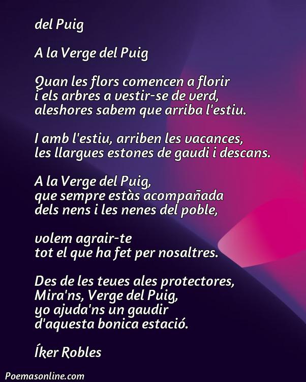 Lindo Poema en Valenciano sobre la Verge, Cinco Poemas en Valenciano sobre la Verge