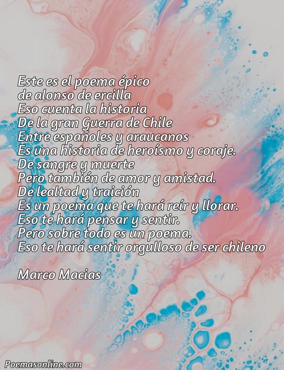 Mejor Poema Épico de Alonso de Ercilla, Poemas Épico de Alonso de Ercilla