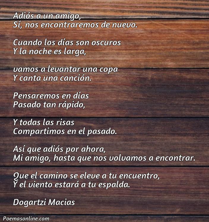 Mejor Poema Escoces para Despedir a un Amigo, Poemas Escoces para Despedir a un Amigo