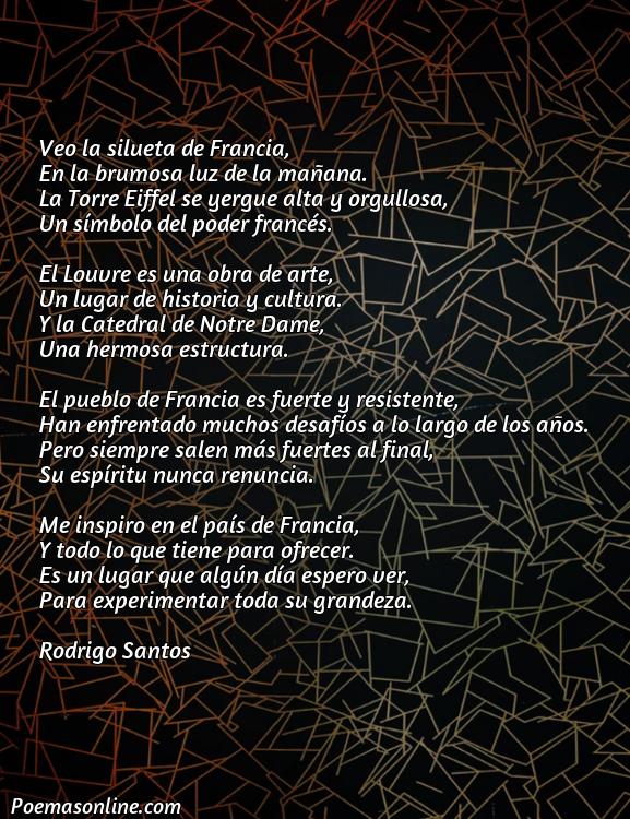 Excelente Poema Escrito sobre la Silueta de Francia, 5 Poemas Escrito sobre la Silueta de Francia