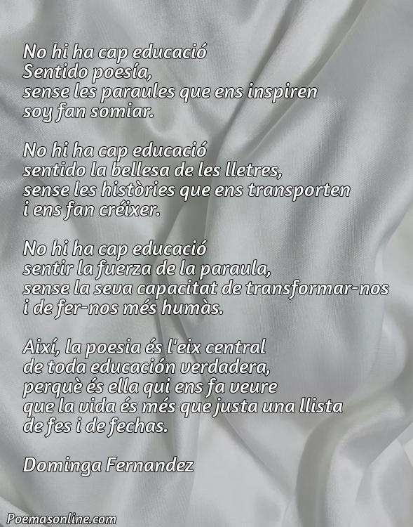 Hermoso Poema Espriu sobre Educació, Cinco Poemas Espriu sobre Educació