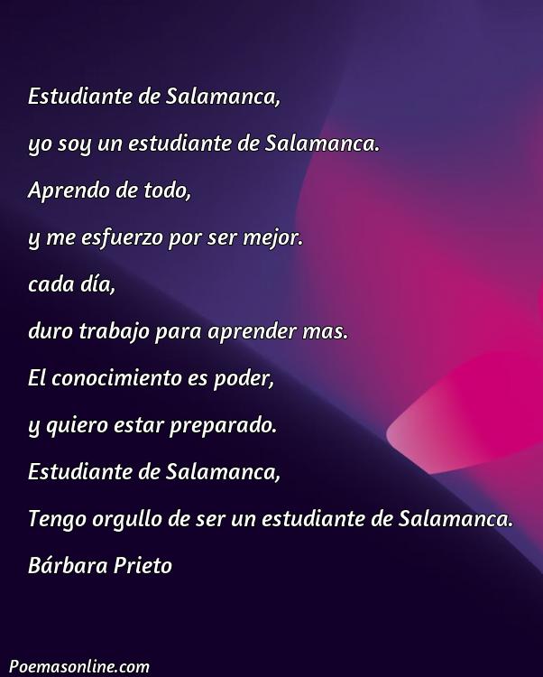 Excelente Poema Estudiante de Salamanca, Cinco Mejores Poemas Estudiante de Salamanca