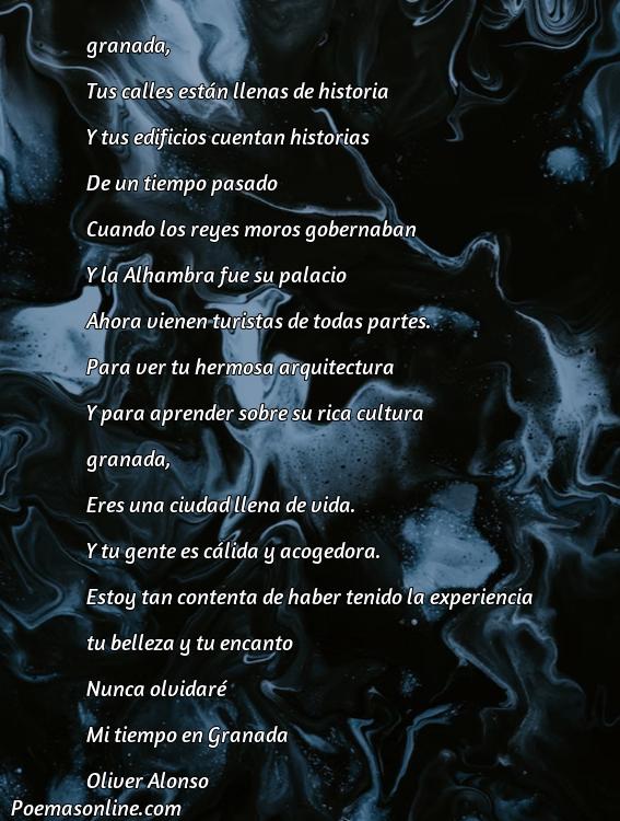 Mejor Poema Famoso sobre la Ciudad de Granada, Poemas Famoso sobre la Ciudad de Granada