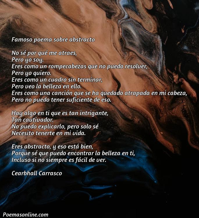 5 Mejores Poemas Famosos sobre Abstracto