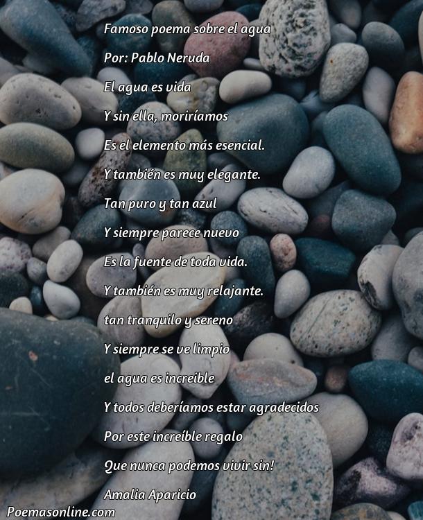 Hermoso Poema Famosos sobre Agua, 5 Poemas Famosos sobre Agua