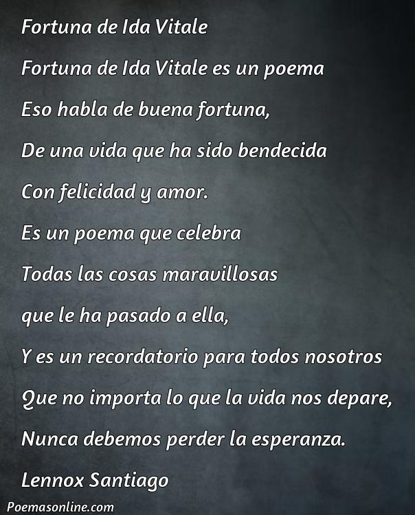 Mejor Poema Fortuna de Ida Vitale, 5 Mejores Poemas Fortuna de Ida Vitale