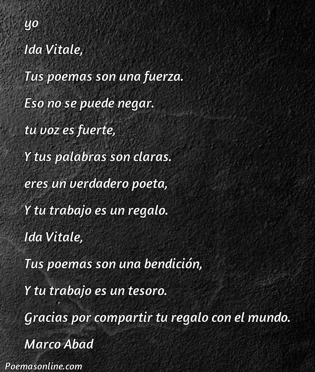 Reflexivo Poema Fortuna de Ida Vitale, Poemas Fortuna de Ida Vitale
