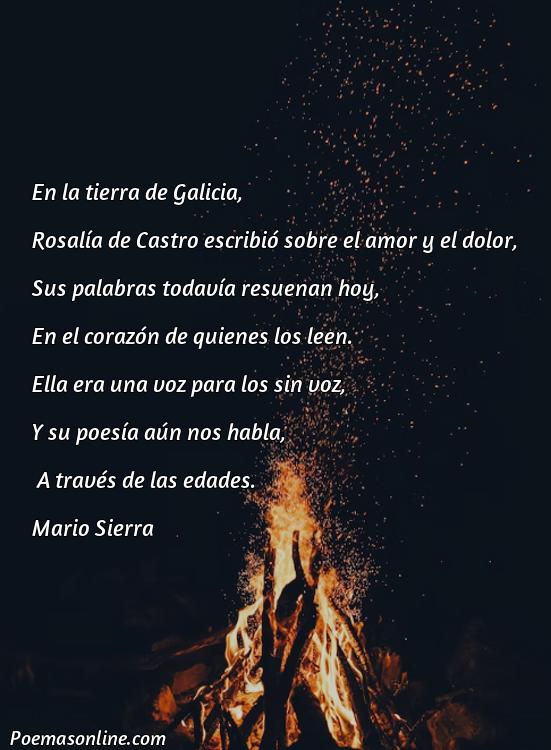 Hermoso Poema Gallego Rosalía de Castro, Poemas Gallego Rosalía de Castro