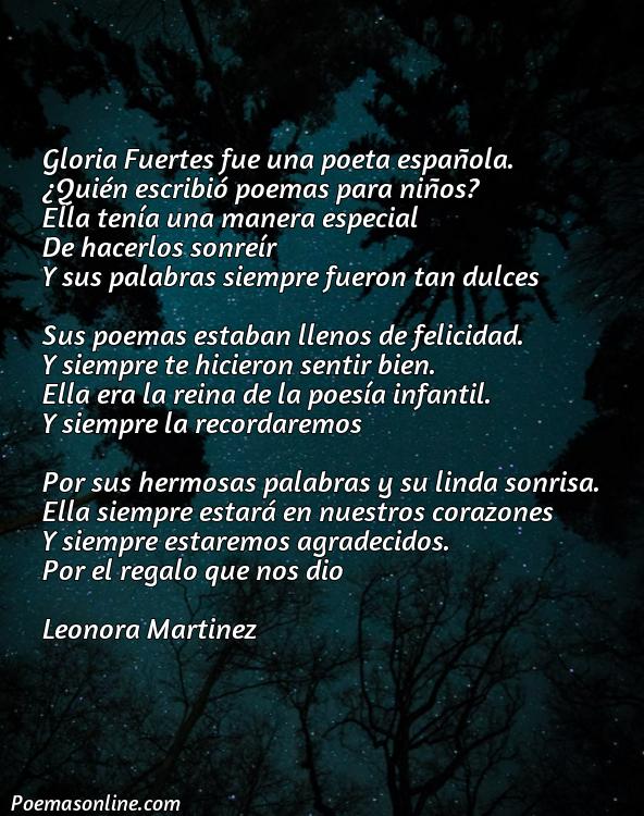 Inspirador Poema Gloria Fuertes para Niños, 5 Mejores Poemas Gloria Fuertes para Niños