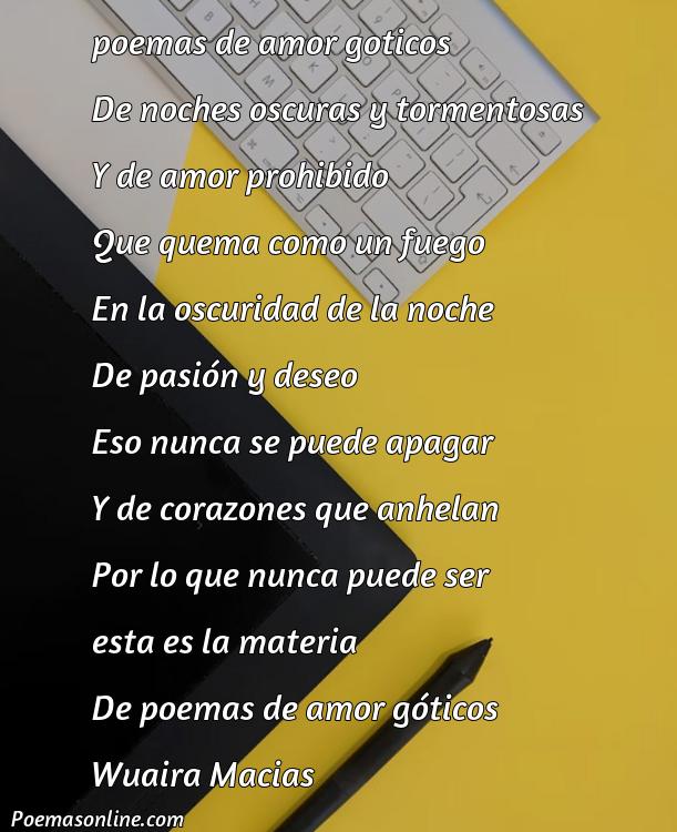 Inspirador Poema Góticas de Amor, Poemas Góticas de Amor