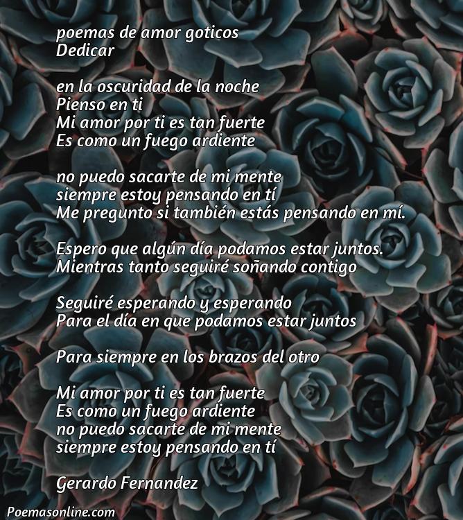 Lindo Poema Góticos de Amor para Dedicar, Poemas Góticos de Amor para Dedicar