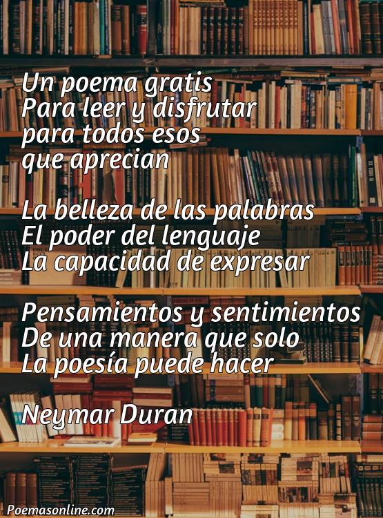 Mejor Poema Gratis para Leer, Cinco Poemas Gratis para Leer