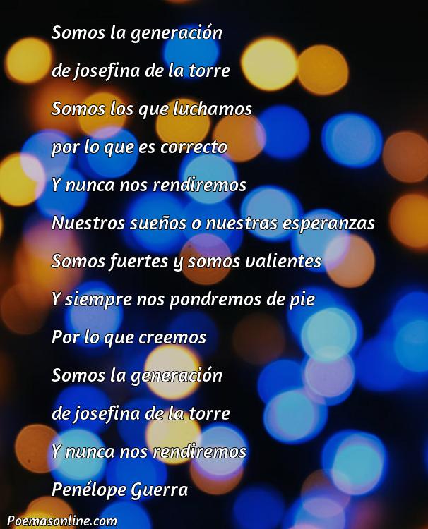 Mejor Poema Josefina de la Torre sobre su Generación, Poemas Josefina de la Torre sobre su Generación