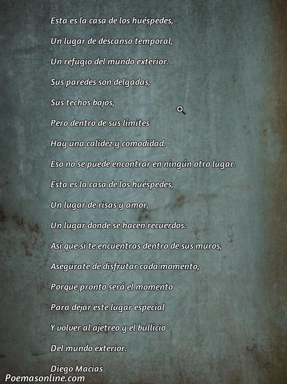 Hermoso Poema la Casa de Huéspedes, Poemas la Casa de Huéspedes