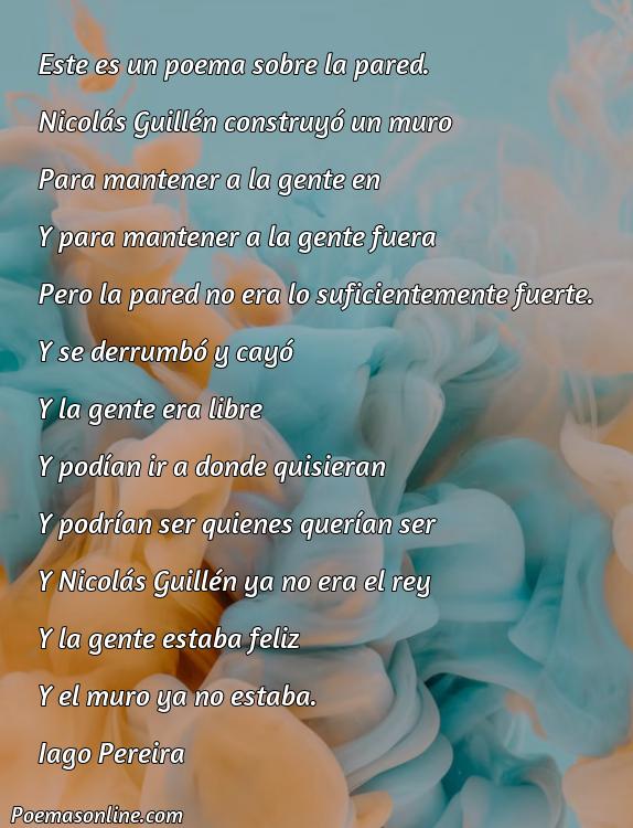 Mejor Poema la Muralla de Nicolás Guillén, 5 Poemas la Muralla de Nicolás Guillén