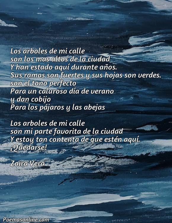 Lindo Poema los Árboles de mi Calle, Poemas los Árboles de mi Calle