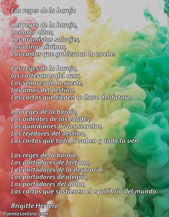 Lindo Poema los Reyes de la Baraja, 5 Poemas los Reyes de la Baraja