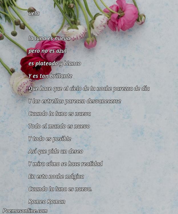 Mejor Poema Luna Nueva sobre Tierz, Cinco Mejores Poemas Luna Nueva sobre Tierz