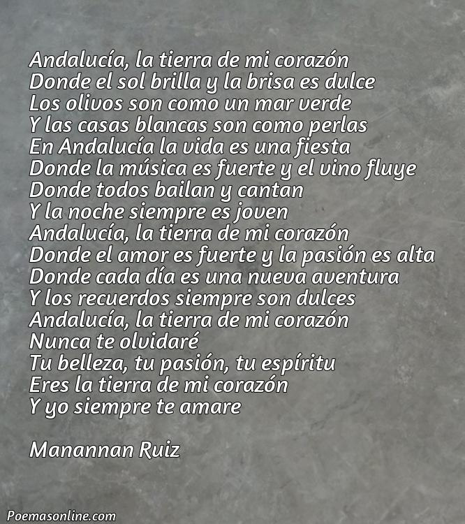 Corto Poema Mas Famoso sobre Andalucía, Cinco Mejores Poemas Mas Famoso sobre Andalucía