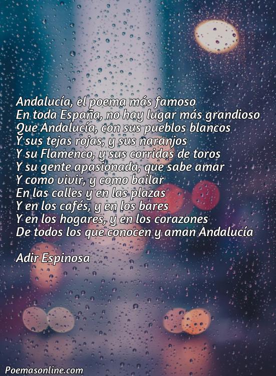 Hermoso Poema Mas Famoso sobre Andalucía, Cinco Poemas Mas Famoso sobre Andalucía