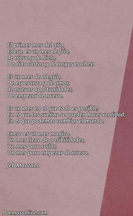 Excelente Poema Mes de Enero, Cinco Poemas Mes de Enero