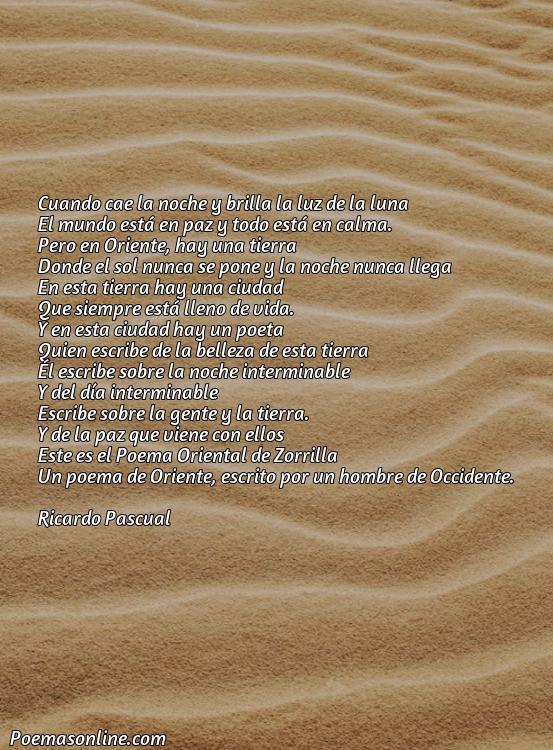 Hermoso Poema Oriental de Zorrilla, Poemas Oriental de Zorrilla
