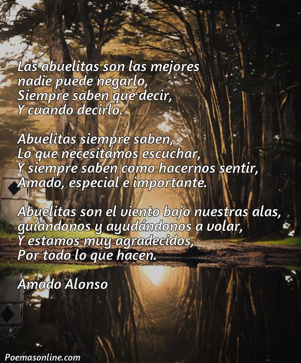 Hermoso Poema para Abuelitas, Poemas para Abuelitas