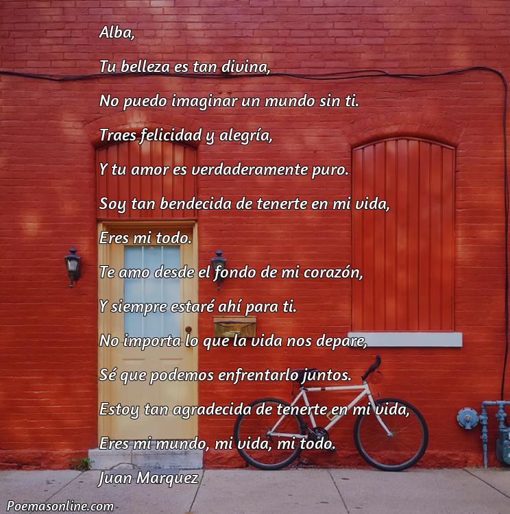 Excelente Poema para Alba, 5 Mejores Poemas para Alba