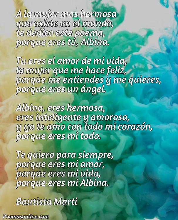 Inspirador Poema para Albina, 5 Mejores Poemas para Albina