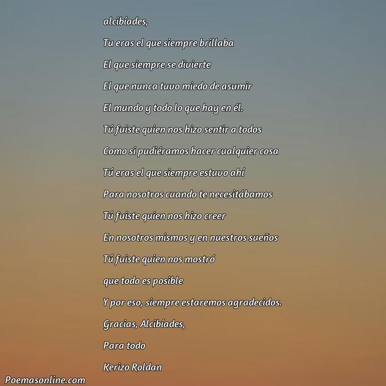 Reflexivo Poema para Alcibíades, Poemas para Alcibíades