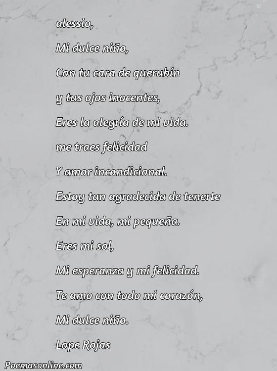Lindo Poema para Alessio, 5 Mejores Poemas para Alessio