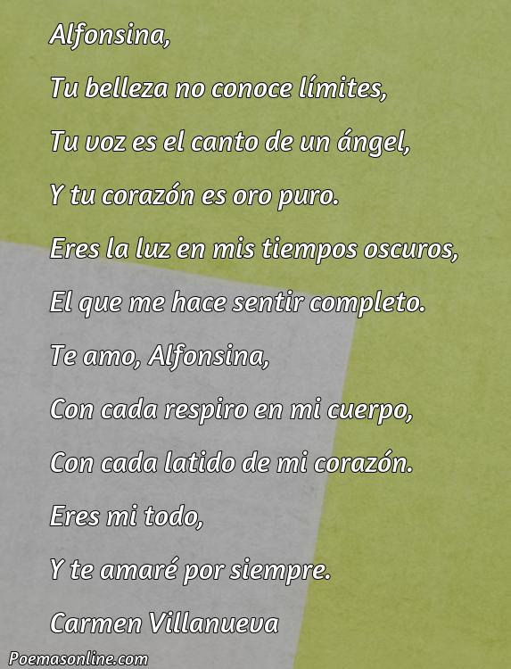 Corto Poema para Alfonsina, Poemas para Alfonsina