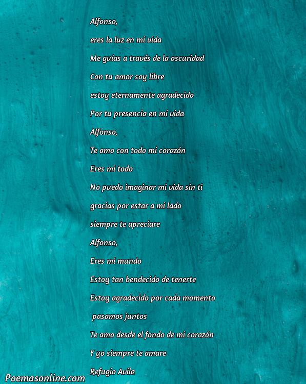 Reflexivo Poema para Alfonso, Cinco Mejores Poemas para Alfonso
