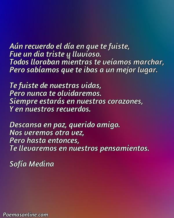 Excelente Poema para Alguien que Falleció, Poemas para Alguien que Falleció